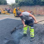 Primeways Home Improvements laying tarmac